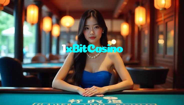 1xBitCasino casino presented on mobile device in Pakistan with slots and live games